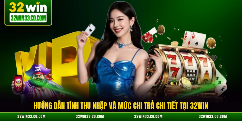 Hướng dẫn tính thu nhập và mức chi trả chi tiết tại 32WIN